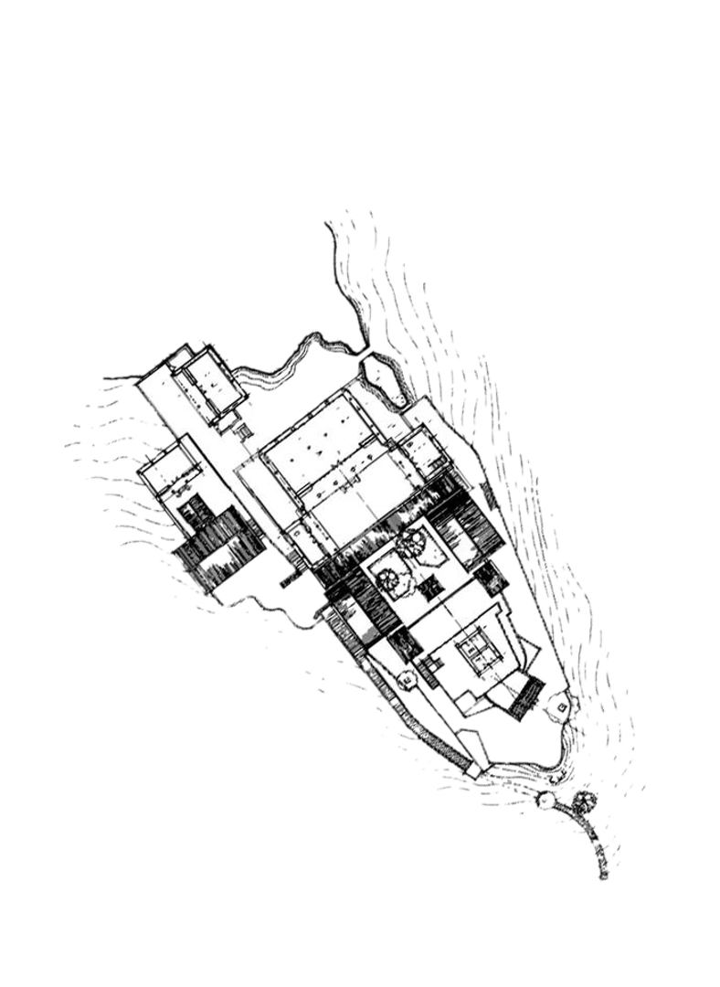 Terrain and site plan of Xiao Xitian